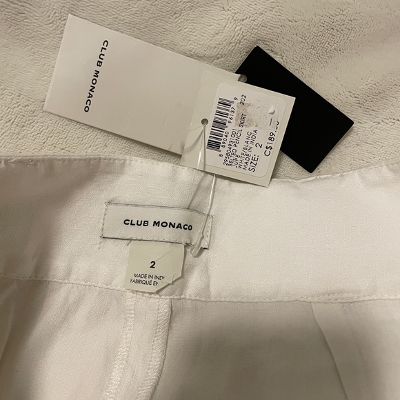 club Monaco NWT belted pencil skirt - Picture 7 of 7